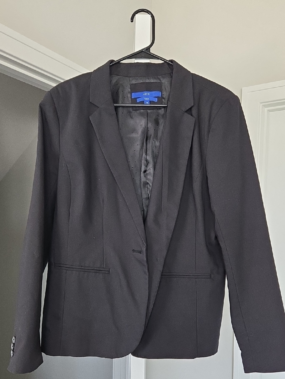 Apt. 9 Black Women's Blazer